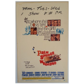 Palm Springs Weekend - Original 1963 Warner Bros Window Card